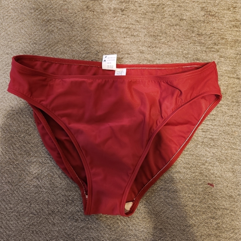 Spiegel Red/Burgundy Bikini Bottom